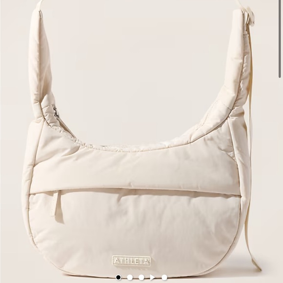NWT Athleta All About Small Crossbody Hobo Bag Cream Women's Bag - Picture 1 of 9
